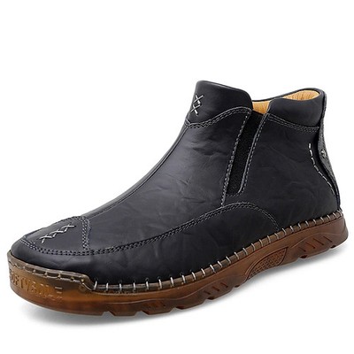 Men's Oxford Boots, Ankle Boots, Outdoor Hiking Backpack Shoes, Leather Shoes