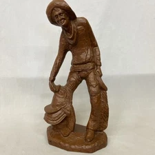 Vintage 1982 Red Mill Mfg Tall Cowboy Figurine