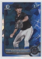2022 Bowman Chrome Draft Sapphire Edition Karson Milbrandt #BDC-87 4k8
