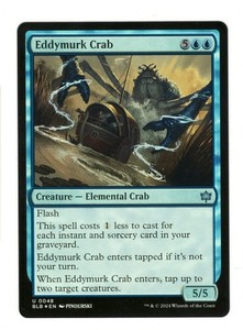 Eddymurk Crab 48 Foil Bloomburrow Magic: The Gathering