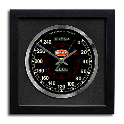 Chronos Car Speedometer Art Print Wall Clock