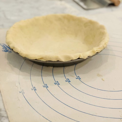Copripanno per Pasticceria in Tela e Rolling Pin, 25" x 20", Bianco Off - Foto 4 di 4