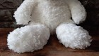 RBI White Teddy Bear Purple Nose 16" Stuffed Animal Pretend Play  — photo 3