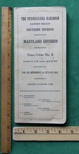 Pennsylvania RR PRR ETT Maryland Division April 28 1946 #8 + GOs