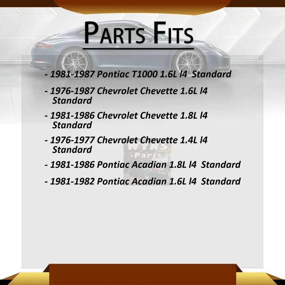 Compatível com 1976 1977 1978 Chevrolet Chevette GMB eixo traseiro todas as juntas junta universal - Imagem 2 de 4