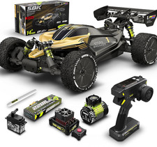 RLAARLO 1/10 Brushless RC Cars, 4 4 Buggy, 50 MPH, Carbon Fiber, Ages 8 