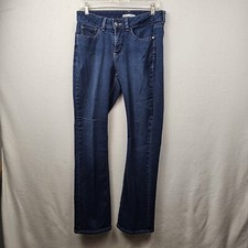 Lee Riders Mid Rise Boot Cut Womens Jeans Size 8M Blue Stretch Medium Wash