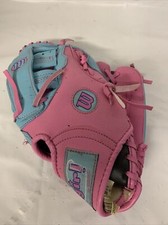 Wilson T-Ball Pink/Teal Glove - 10" - Girls Skin A2446