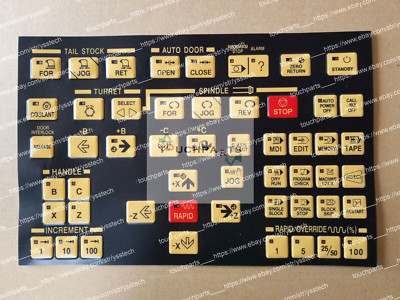 Operating Membrane Overlay for HYUNDAI KIA WIA MODEL SKT CNC Lathe, SKT25  SKT15