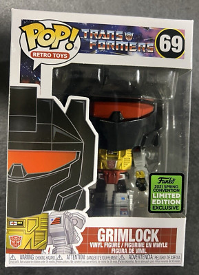 Funko POP! Transformers - Grimlock (Spring Convention 2021) #69 * Damaged Box*
