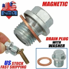 MAGNETIC Oil Pan Drain Plug Bolt with Washer Gasket Seal MDP541S Cars Trucks US