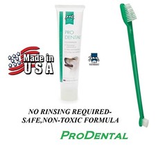 Top Performance PET Oral Care Dental NATURAL GEL TOOTHPASTE&TOOTHBRUSH*USA MADE