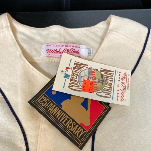 Eddie Mathews "1968 Tigers" Signed Authentic Detroit Tigers Jersey JSA COA - Picture 9 of 10