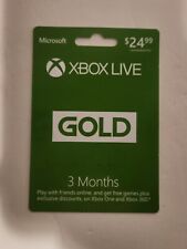  Xbox Live Gold: 3 Month Membership [Digital Code] : Video Games