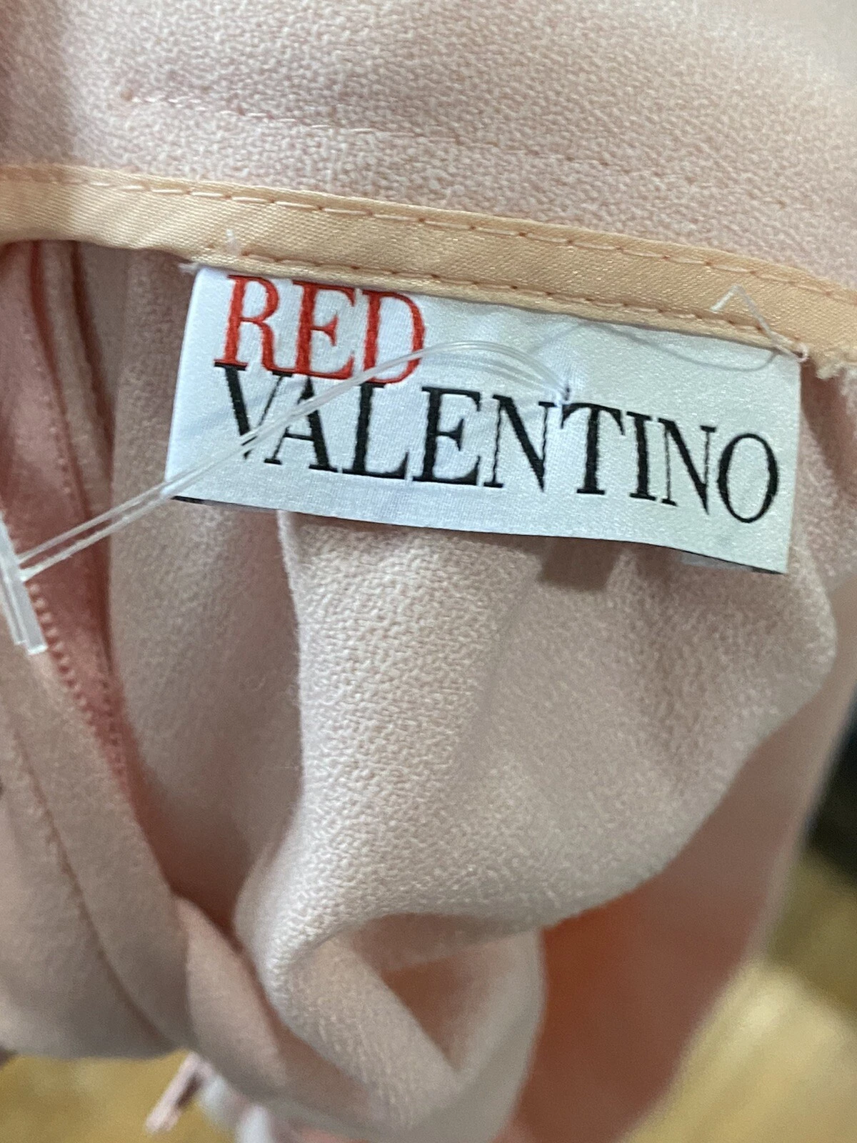 Mini gonna svasata rossa Valentino rosa A Line con tasche M 6 ❤️?