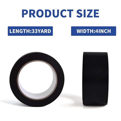 Versatile 4 Inch PVC Pipe Wrap Tape - Weatherproof and Anti-Corrosive – 12 Rolls - Picture 4 of 10