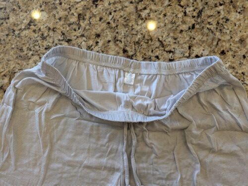 Joan Vass Womens Short Sleeve Pajama Set Button Up Shirt Shorts Grey size XL - Picture 11 of 12
