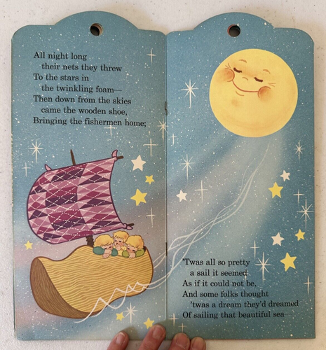 1967 Wynken Blynken and Nod children's PB vintage Field Pollard foil moon shoe - Picture 10 of 14