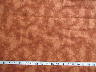 1 yd of 100% Cotton MDG Classic Marble Quilting Fabric, Rust