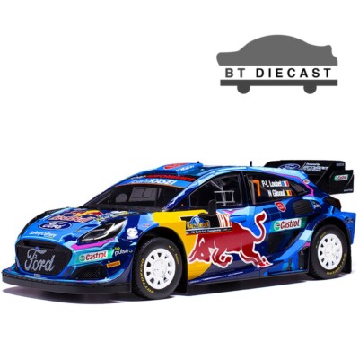 IXO MODELS FORD PUMA RALLY1 #7 1/18 RALLY SWEDEN 2023 BLUE 18RMC154B22