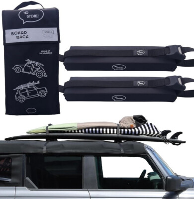 Ho Stevie! Surfboard Car Rack - Padded System - READ DESCRIPTION