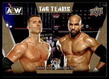 2021 Upper Deck Wrestling AEW SCU Frankie Kazarian/Scorpio Sky #69 Gold