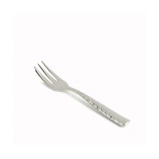 Fortessa Lucca Faceted 18/10 Stainless Steel Flatware Appetizer/Cake Fork, Se...