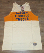Olson's Terrible Swedes #7 1925 Stall & Dean $220 Basketball Jersey Men's 3XL