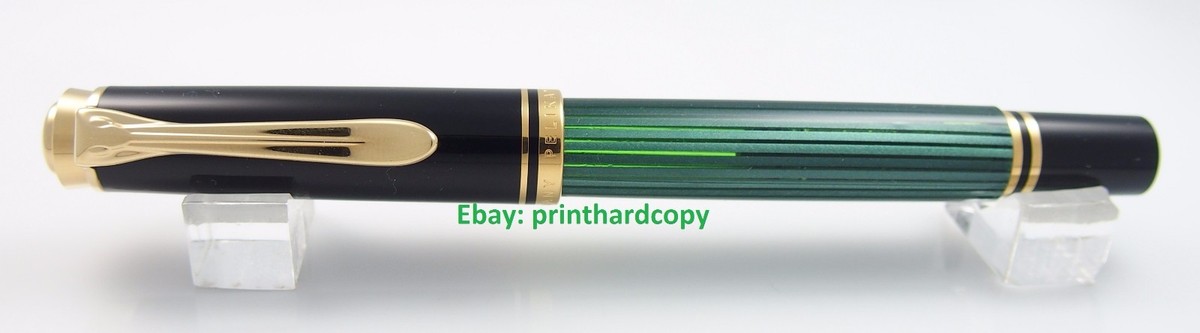 筆記具 PELIKAN Souveran M300 Green-Stripe FP Review: Pelikan Souverän M300 (Green-Striped, Oblique Medium