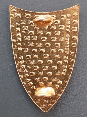 Abzeichen Badge 45° RT AB Rue de Rennes Regiment Transmissions Emaille 1950 ORIGINAL