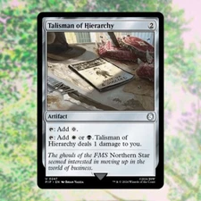 MTG - Talisman of Hierarchy - PIP Regular Uncommon NM