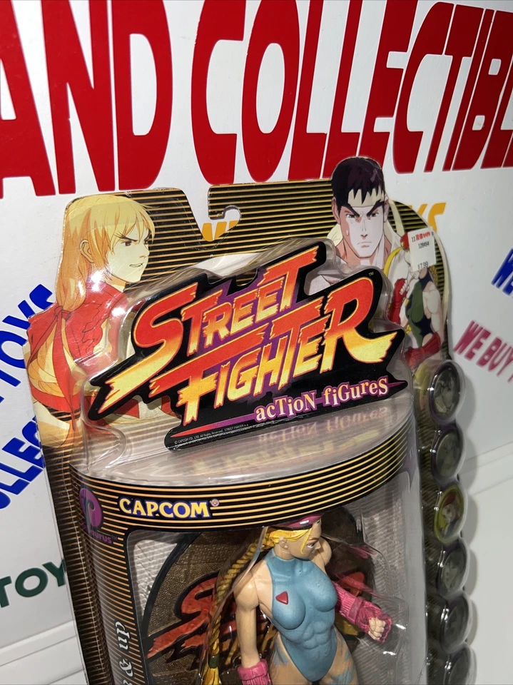 Figura de acción Resaurus Capcom Street Fighter CAMMY, ronda uno azul 🔥 Foto 2 de 4