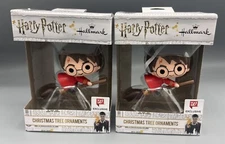 HALLMARK HARRY POTTER FLYING ON HIS BROOM CHRISTMAS TREE ORNAMENT 2018