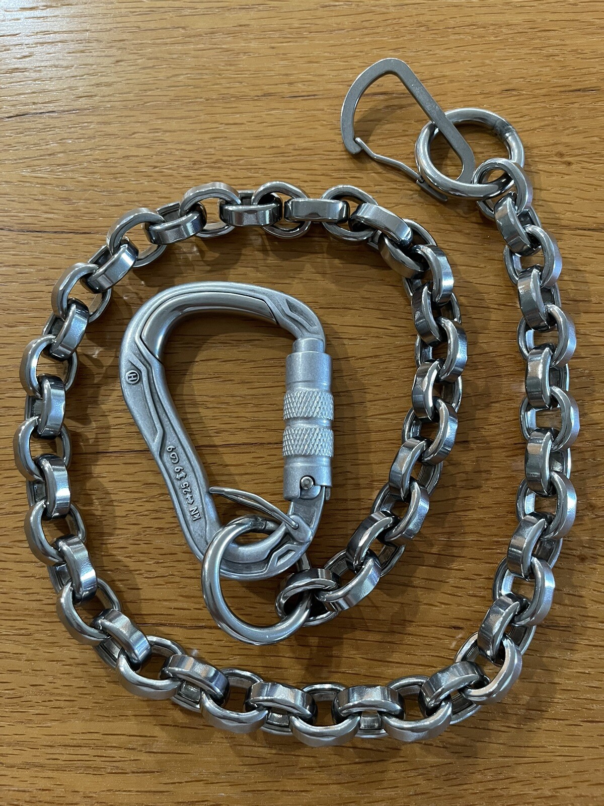 EDC Biker Wallet Chain, Heavy Duty Stainless Steel Fat Link Chain, 37 ...