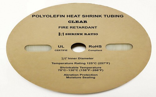 3:1 Dual Wall Heat Shrink Tubing Insulation Waterproof Clear Marine Tuner US - Picture 11 of 12