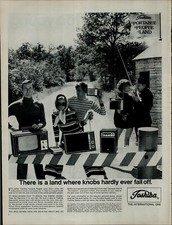 1968 Toshiba Television Radio The International One Vintage Print Ad 3395