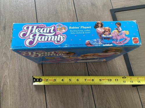 Juego para bebés Mattel # 7891 The Heart Family 1984 vintage nuevo en caja + ¡envío rápido! - Imagen 5 de 5