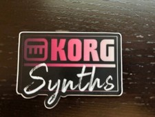 KORG SYNTHS SOUND 3X2 Custom Sticker