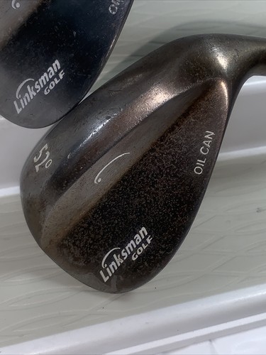 LINKSMAN GOLF Wedges, 52 & 60 Degree, RH, Oil Can, Golf Pride, Excellent Grooves - Picture 4 of 9