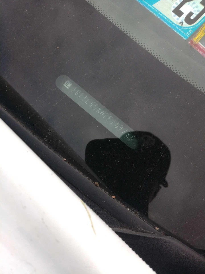 2015 Chevrolet Malibu Left Curtain Air Bag Grey 454505 92K Miles Used Foto 4 de 4