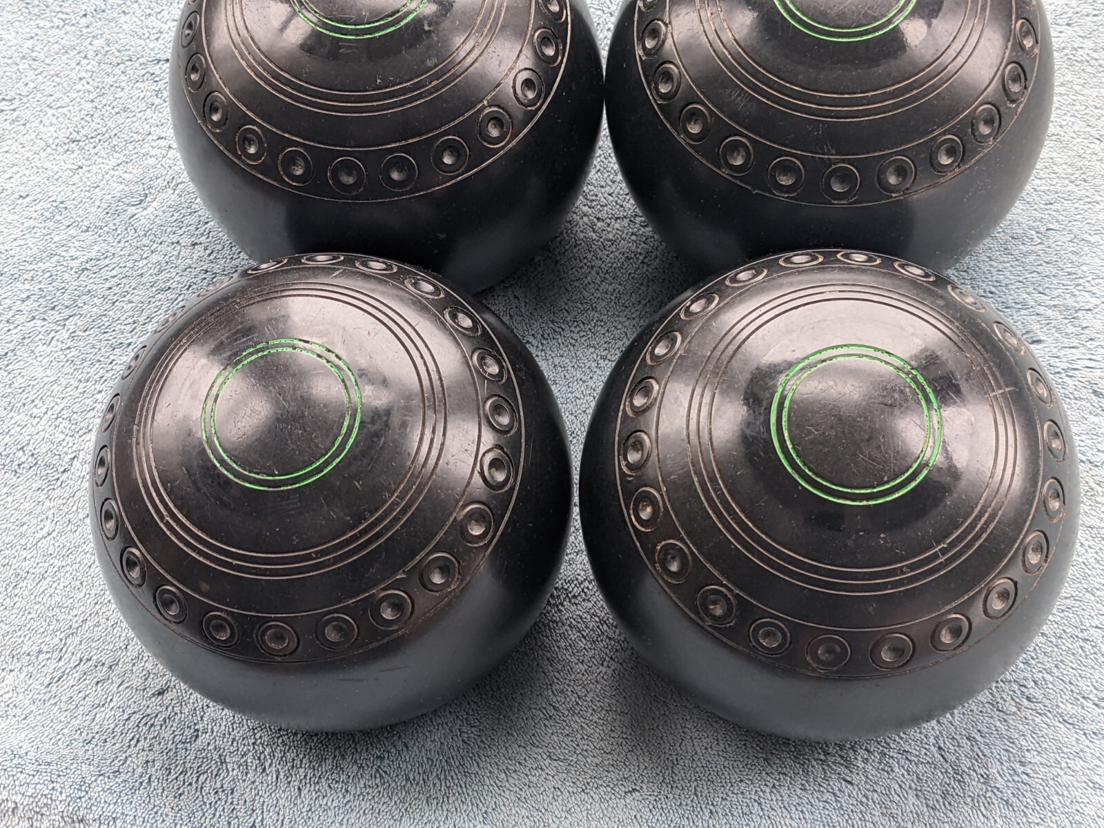 Set of 4 Greenmaster Lawn Bowls Size 5 eBay