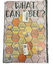 Metal Sign Beehive Bee Fun Wordplay Decoration Home Wall Art Retro Decor 8x12in