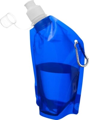 Faltbare Flexible Trinkflasche Wasserflasche Sportflasche Flasche mit Karabiner