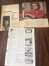 Debbie Reynolds Clippings Original Vintage Magazine Article Fighting To Save Her