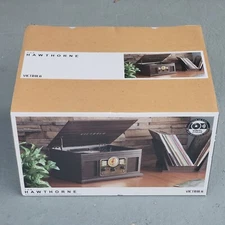 Victrola Hawthorne 7-in-1 Wood Record Player