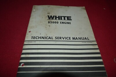White Tractor D5000 Engine Technical Serivice Manual MFPA 