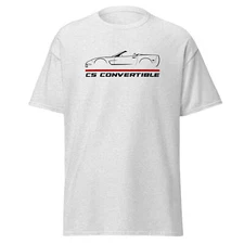 Premium T-Shirt For Chevrolet Corvette C5 Convertible Car Fans Birthday Gift Tee