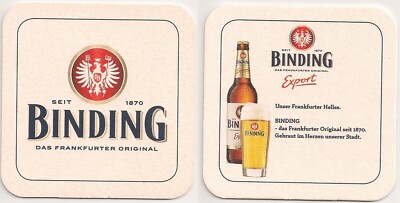 Binding Bier - Bierdeckel ''Das Frankfurter Original - Export''