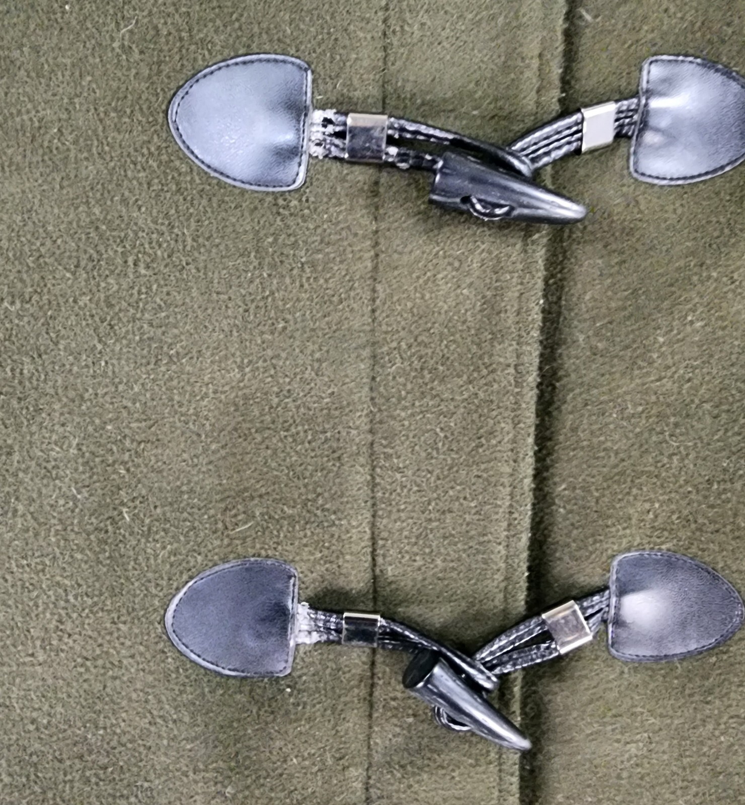 BCBGeneration Jacket Womens Large Olive Green Tog… - image 11