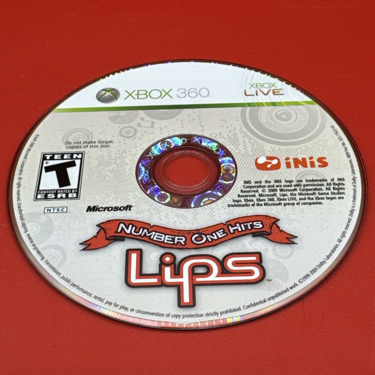 Lips Number One Hits (Xbox 360) Complete CIB w/Manual/Works Great